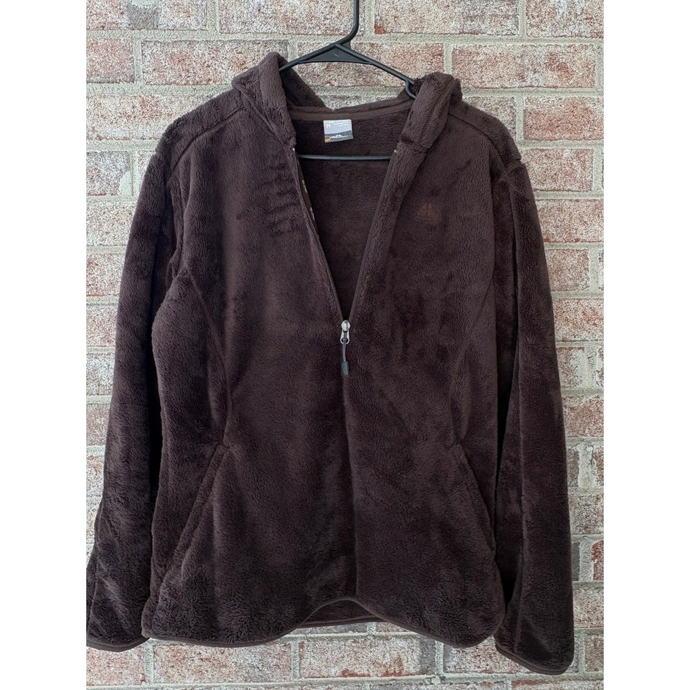 Nike ACG Quarter‎ Zip Fleece Brown Medium Gorpcore Y2K Cozy